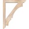 Ekena Millwork Balboa Slat Smooth Bracket w/ Offset Brace, Douglas Fir, 5 1/2"W x 32"D x 40"H BKT0604X32X40BOA06SDF - alternate 3